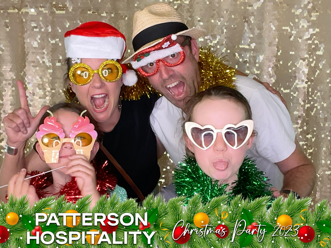 office christmas party entertainment in christchurch photo booth